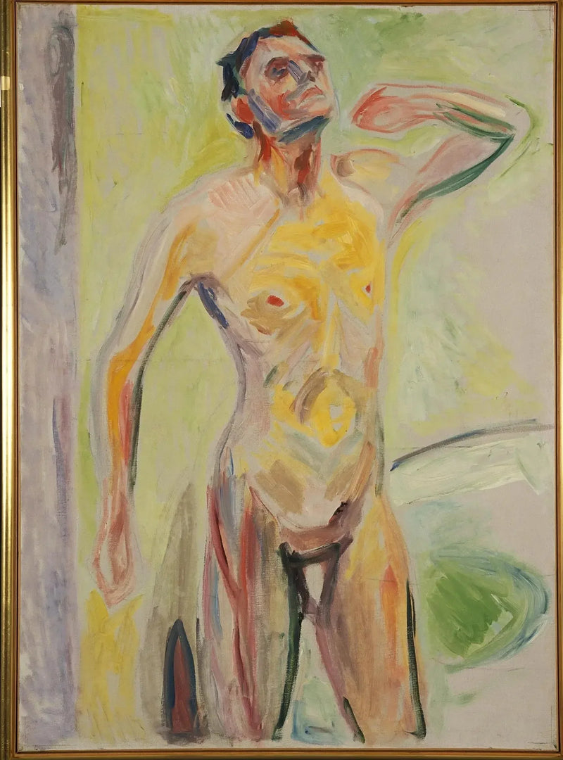 Nå mannsportrett - Edvard Munch