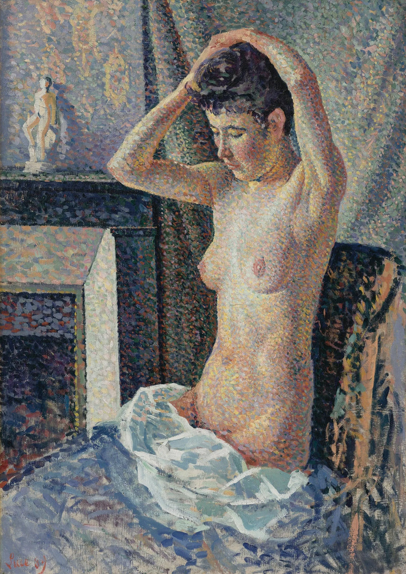 Nu skal jeg gre håret - Maximilien Luce