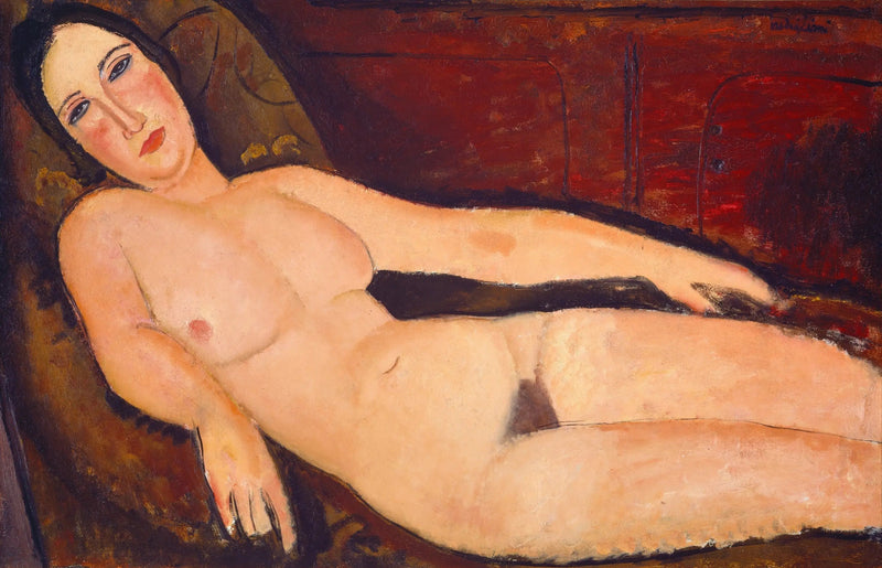 Nå på en sofa - Amedeo Modigliani
