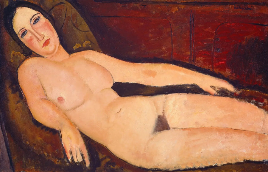 Nå på en sofa - Amedeo Modigliani