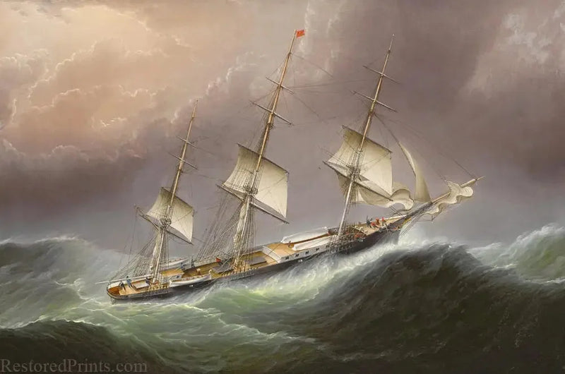 Flygende sky i dårlig vær - James E. Buttersworth