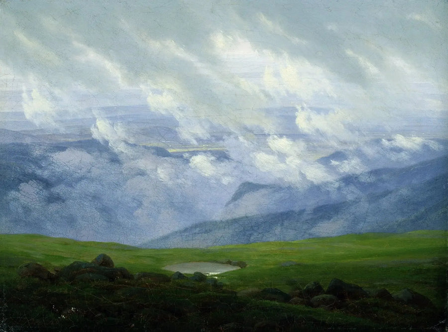 Bevegelige skyer - Caspar David Friedrich