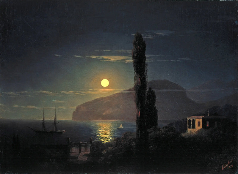 Natt ved måneskinn i Krim - Ivan Aïvazovski

Source:
Nuit au clair de lune en Crimée - Ivan Aïvazovski