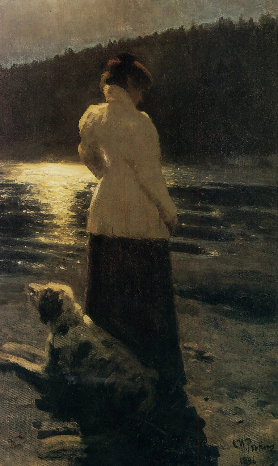 Måneopplyst natt. Zdravnevo - Ilya Repin