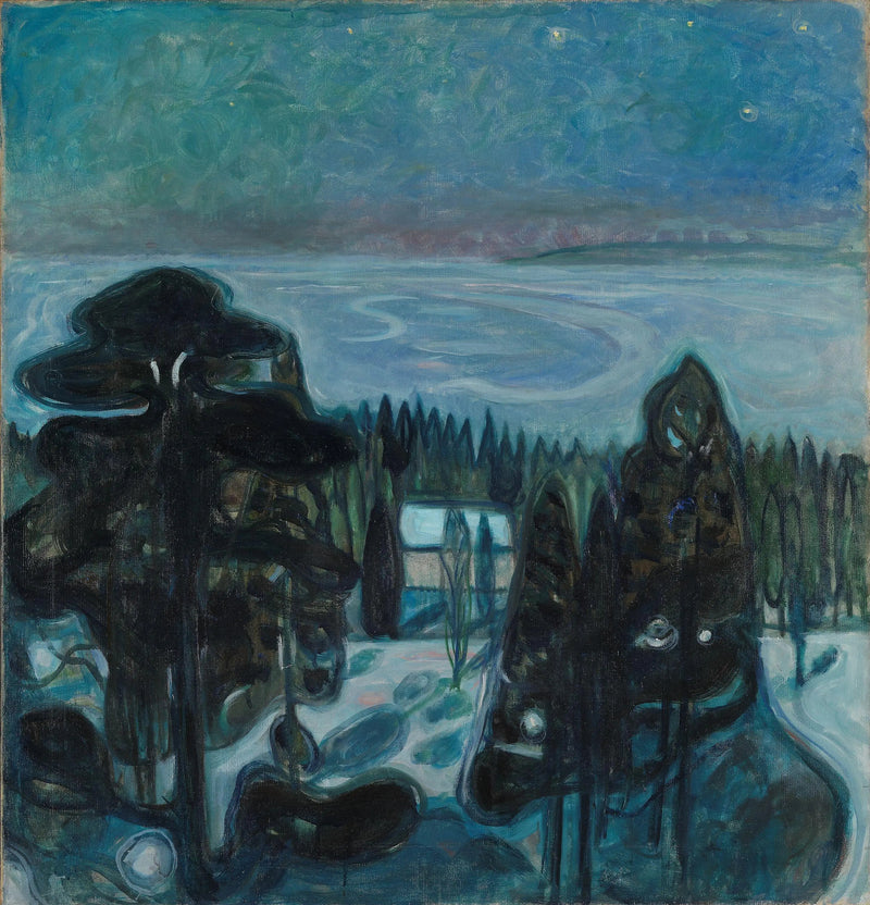 Hvit natt - Edvard Munch