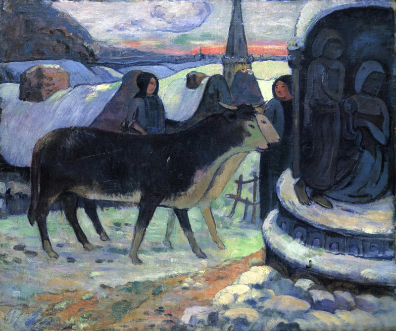 Julekveld, Oksevelsignelsen - Paul Gauguin