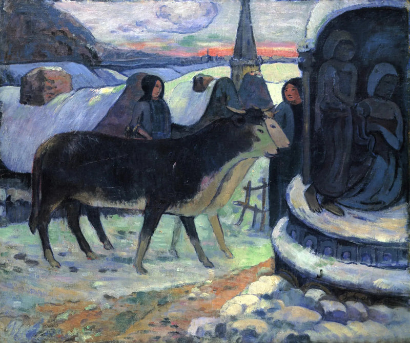 Julekveld, Oksevelsignelsen - Paul Gauguin