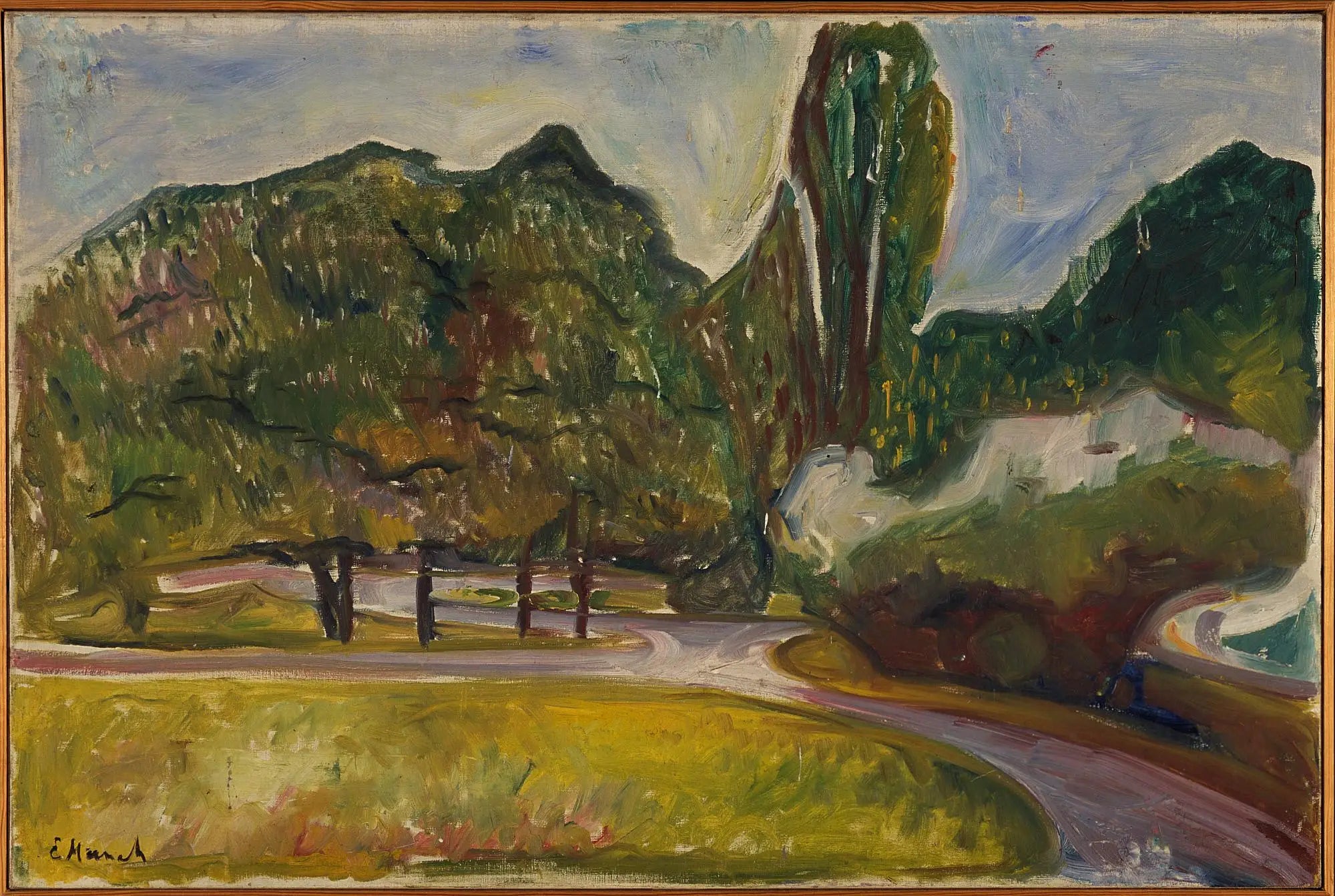 Reproduction du tableau « Nuit d'été à Studenterlunden - Edvard Munch » par Alpha Reproduction en peinture à l’huile