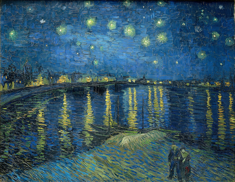 Den stjerneklare natten over Rhône - Vincent van Gogh