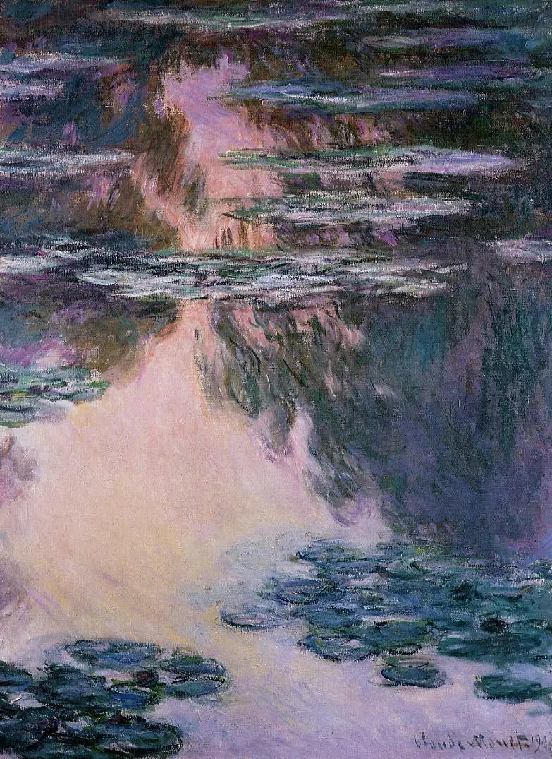 Reproduction du tableau « Nymphéas - Claude Monet » par Alpha Reproduction en peinture à l’huile