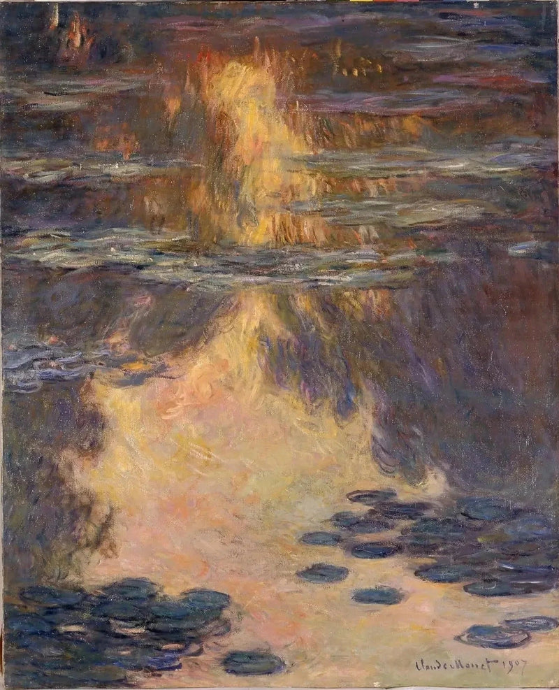 Vannliljer, Kuboso W1713 - Claude Monet