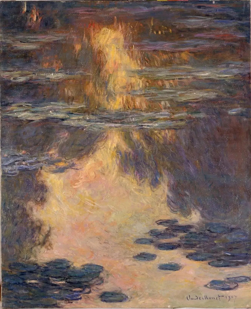 Vannliljer W1713 - Claude Monet