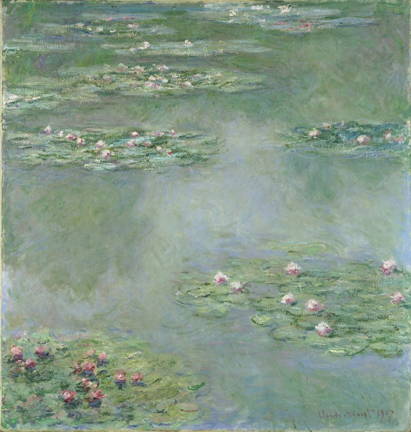 Nymphéas de Claude Monet, 1907 – Pola Museum of Art, inventaire 006-0360, Wildenstein 1699