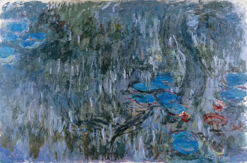 Nymfeas, speilinger av pil - Claude Monet