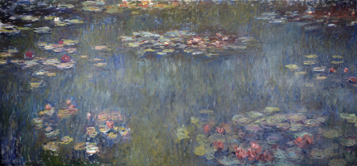Vannliljebassenget, grønne refleksjoner - Claude Monet