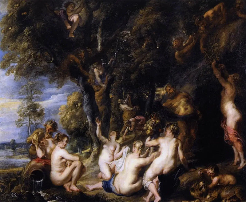 Nymfer og Satyrer - Peter Paul Rubens