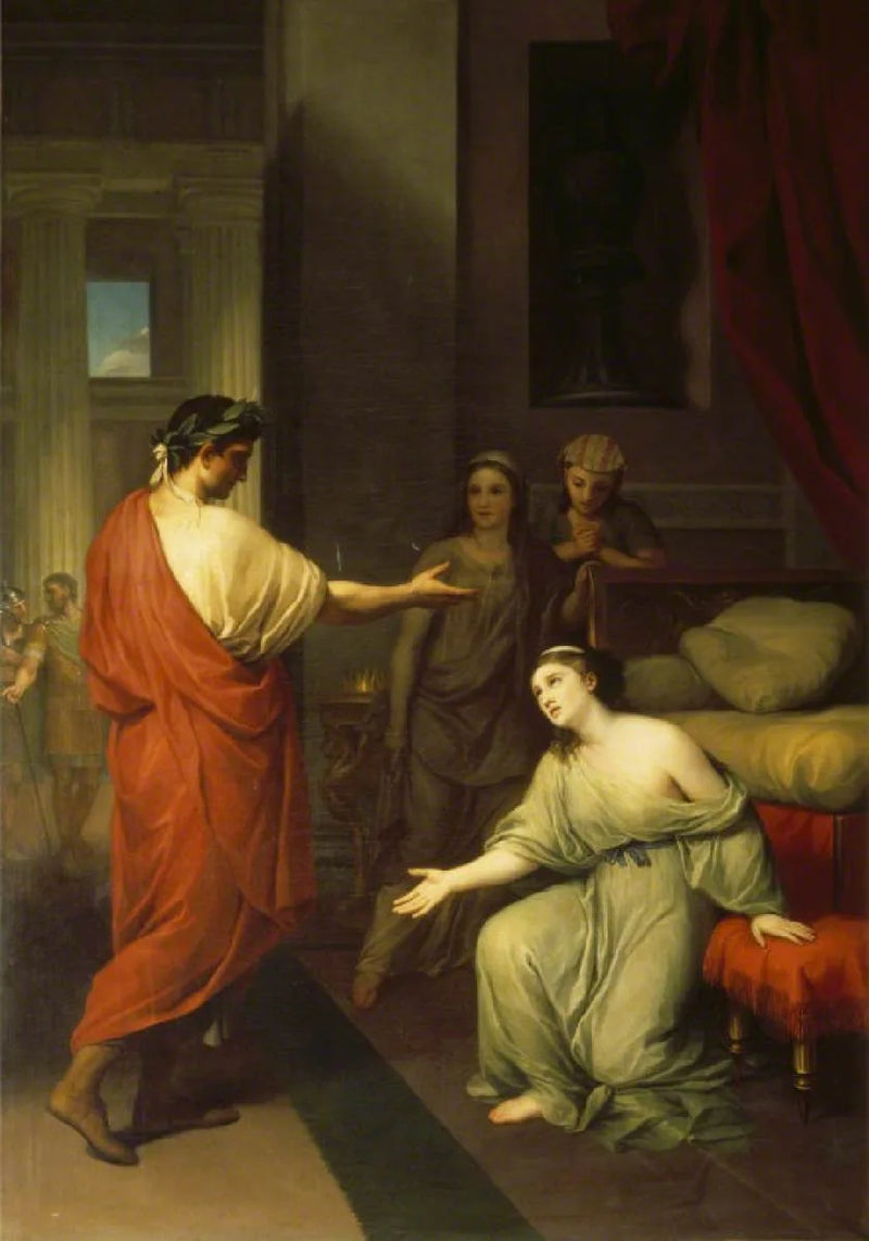 Octave og Kleopatra - Anton Raphael Mengs