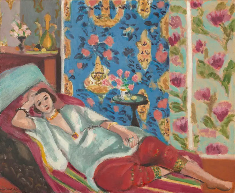 Odalisque med rød bukse - Henri Matisse