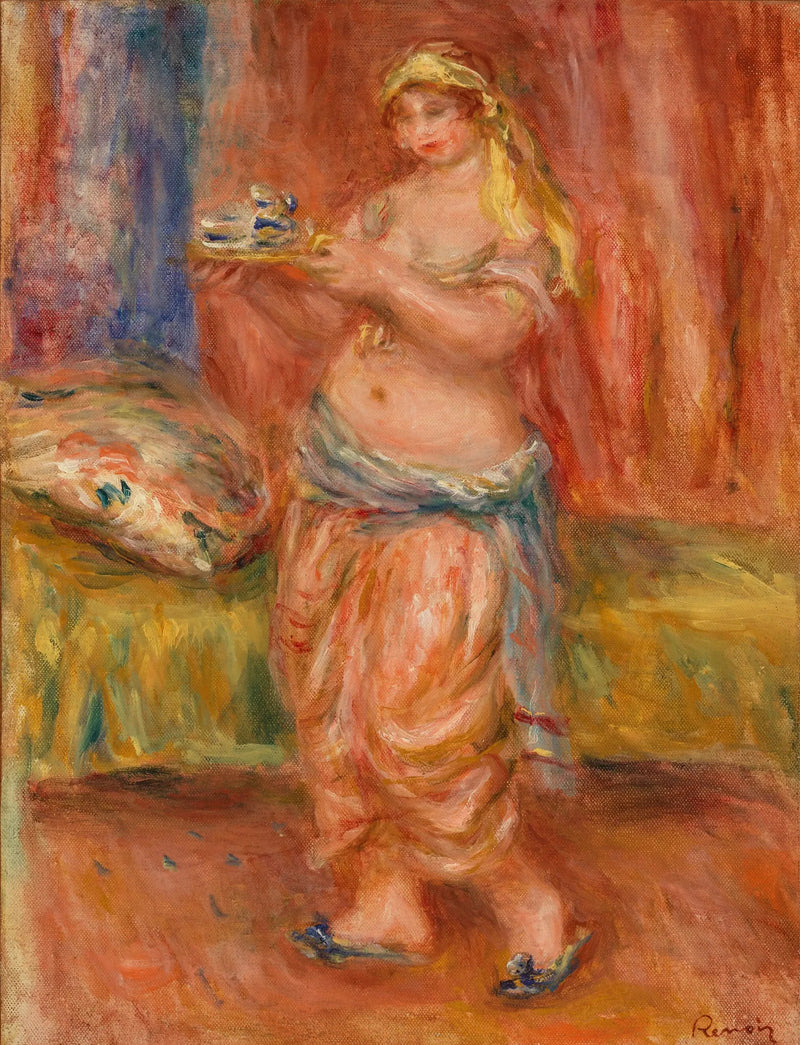 Odalisque med tekannen - Pierre-Auguste Renoir