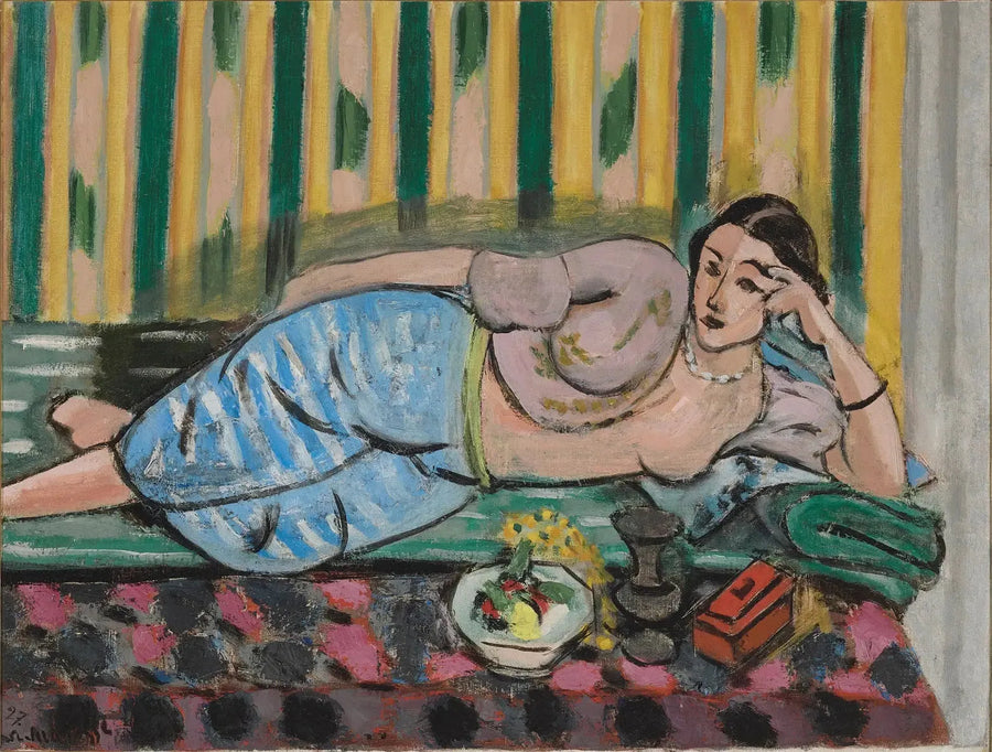 Odalisque med rød kiste - Henri Matisse