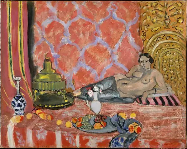 Reproduction du tableau « Odalisque au pantalon gris - Henri Matisse » par Alpha Reproduction en peinture à l’huile