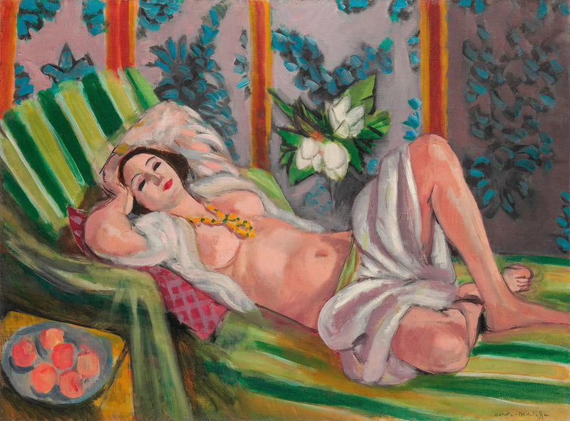Odalisque med magnolier - Henri Matisse