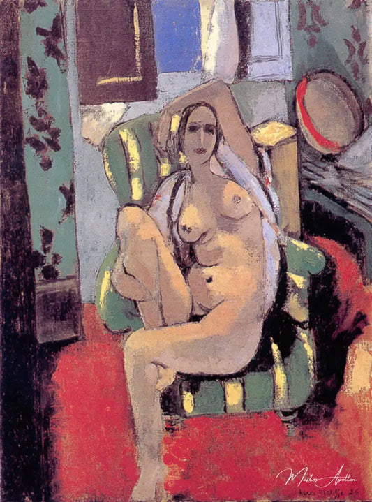 Odalisque avec un tambourin - Matisse - Reproductions de tableaux et peintures haut de gamme