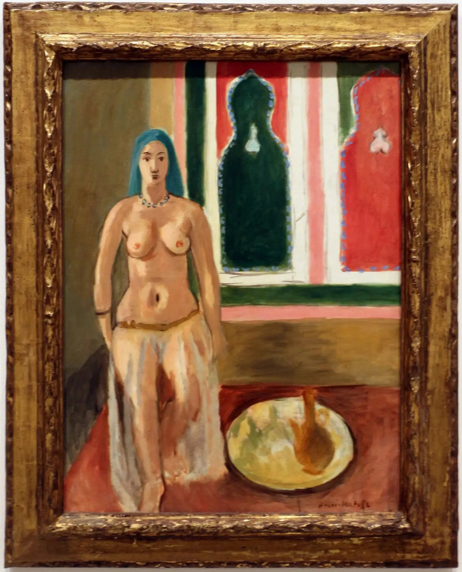 Odalisque med Grønn Hårfrisyre - Henri Matisse