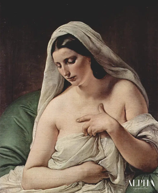 Odalisque - Francesco Hayez - Reproductions de tableaux et peintures haut de gamme