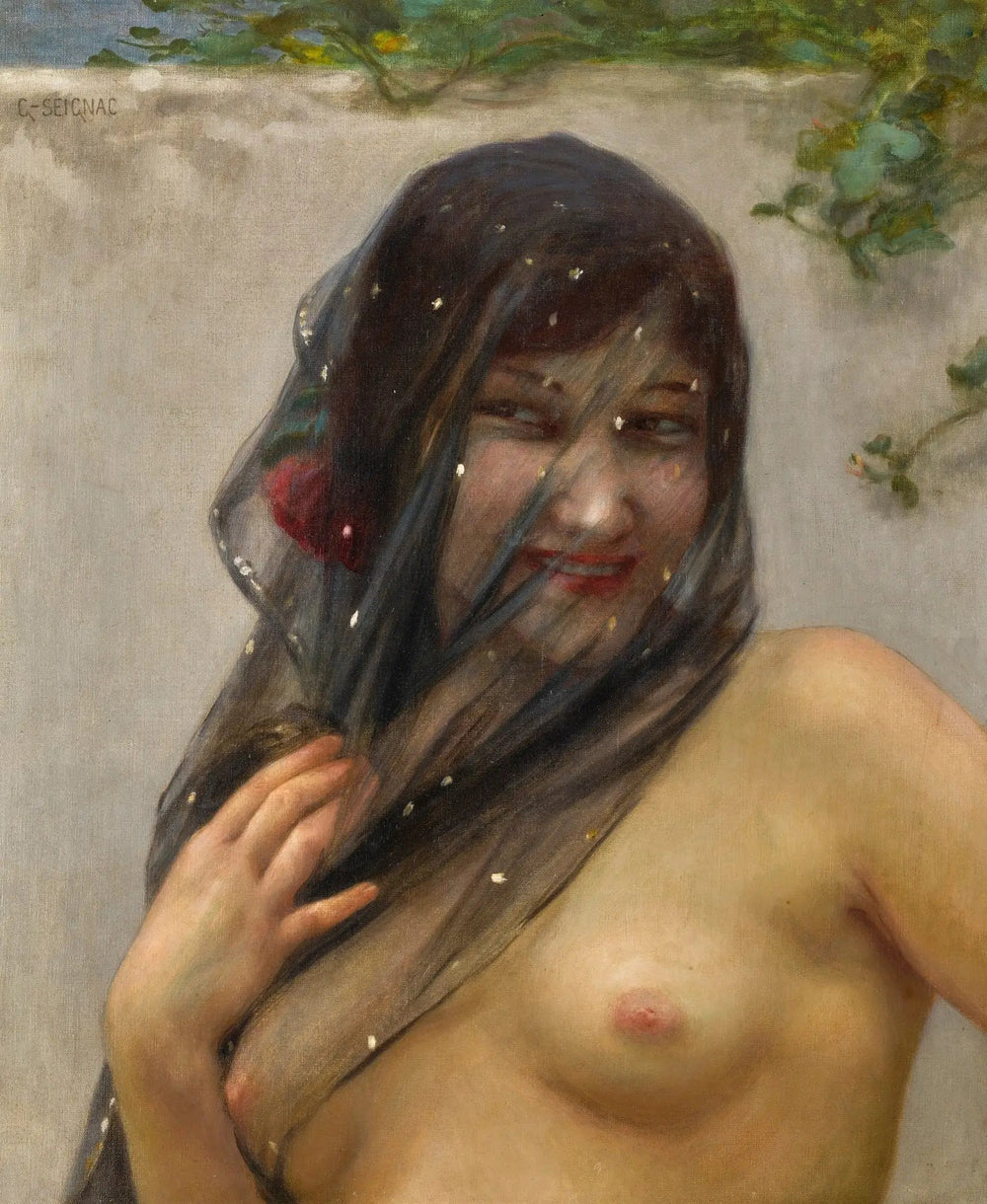 Odalisque - Guillaume Seignac image 1 tableau peint à l’huile sur toile