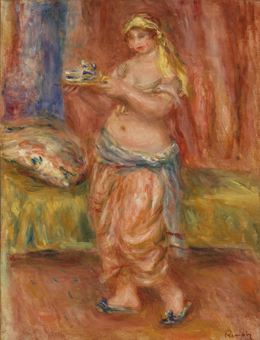 Odalisque med tekannen - Pierre-Auguste Renoir