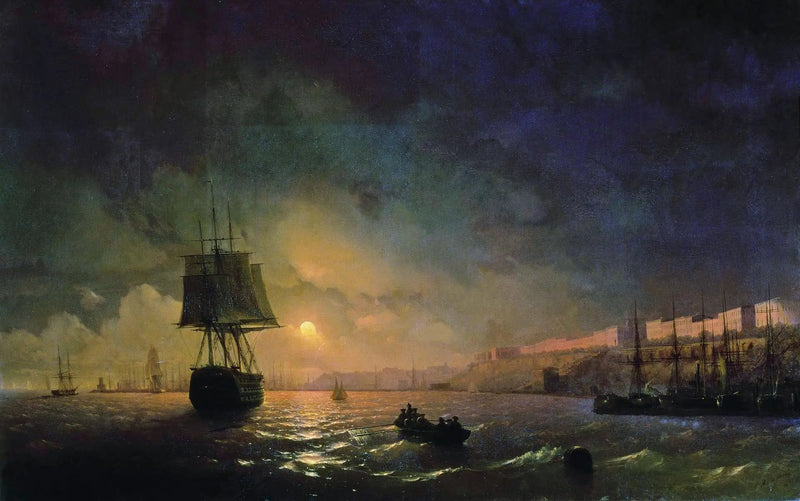 Odessa i måneskinn - Ivan Aïvazovski

Source:
Odessa au clair de lune - Ivan Aïvazovski