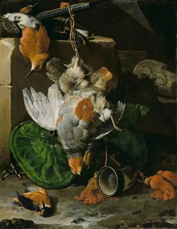 Dødt fugl - Melchior de Hondecoeter
