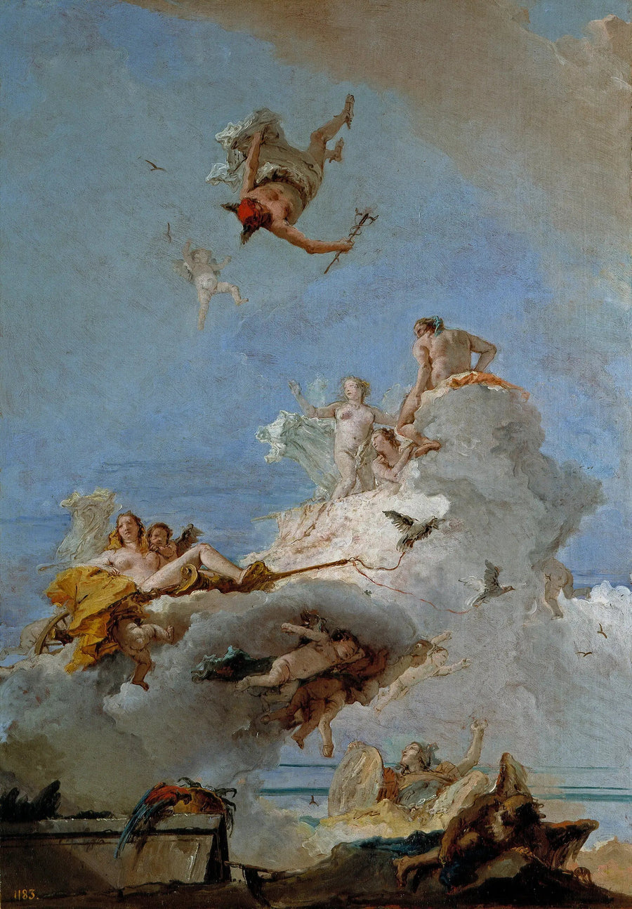 Olympe eller triumfen av Venus - Giovanni Battista Tiepolo