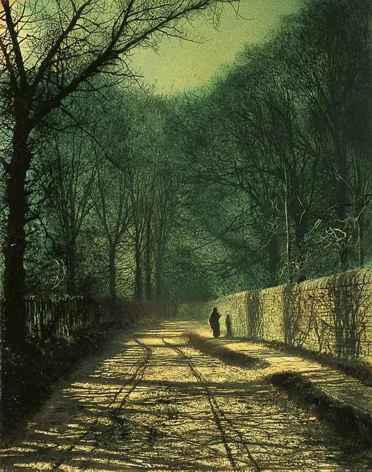Skygger av trær på parkveggen, Roundhay, Leeds - John Atkinson Grimshaw

Source:
Ombres des arbres sur le mur du parc, Roundhay, Leeds - John Atkinson Grimshaw