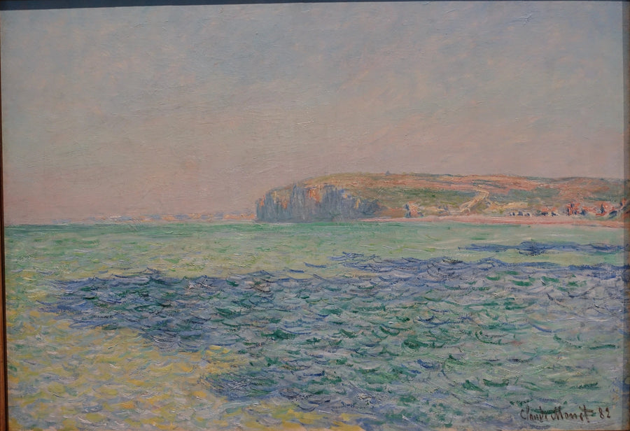 Skyggene på havet, klippene ved Pourville - Claude Monet