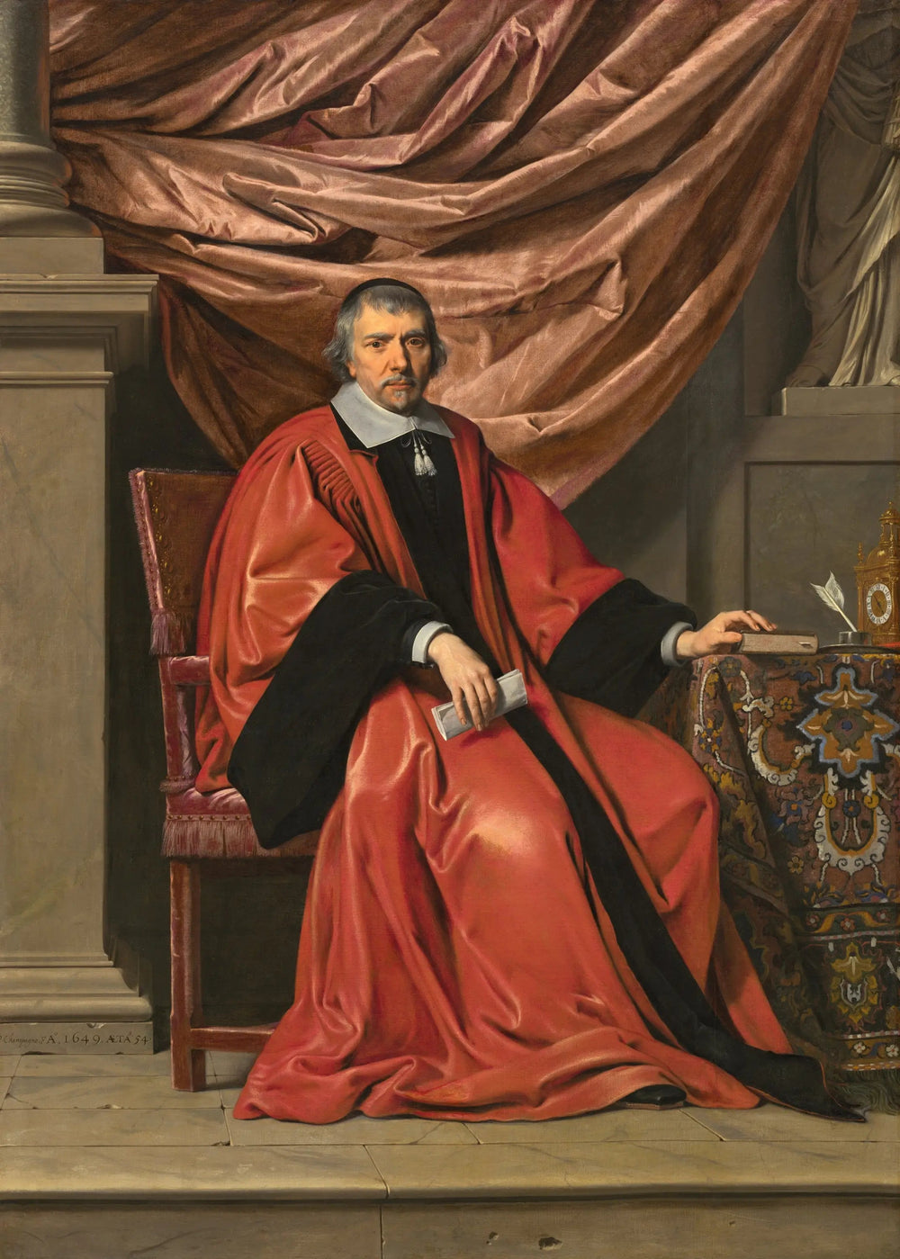 Omer Talon - Philippe de Champaigne image 1 tableau peint à l’huile sur toile