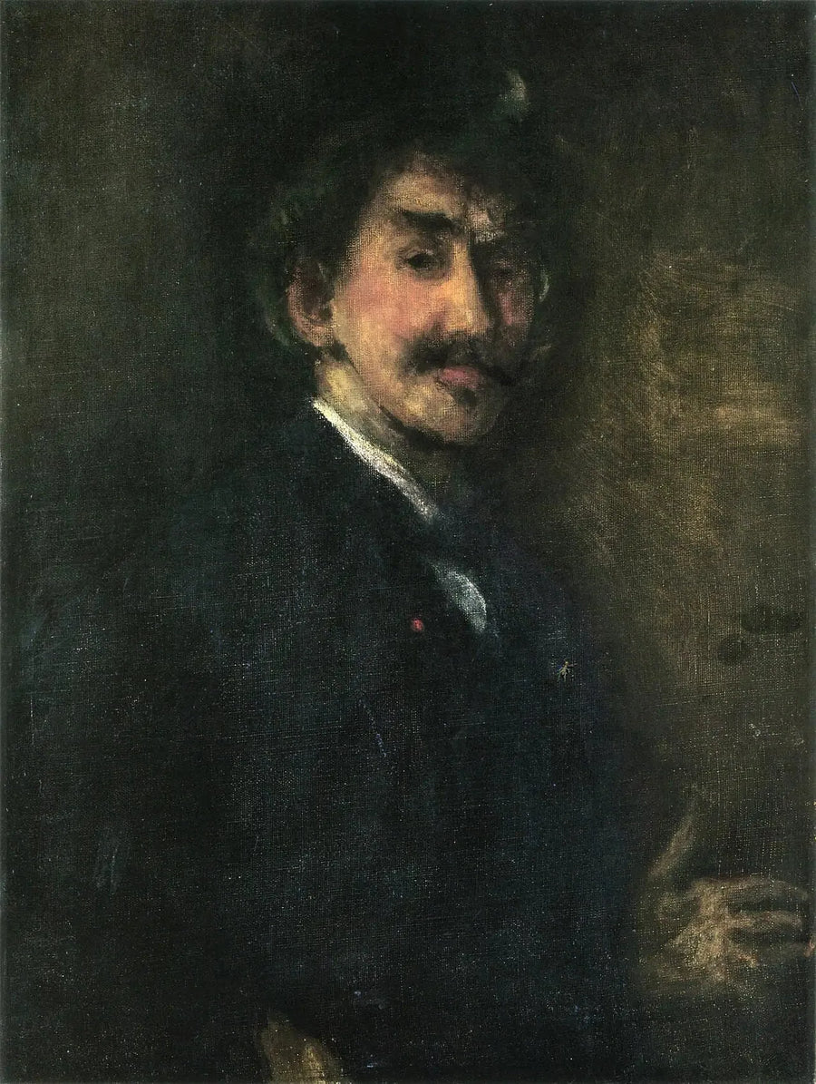 Gull og Brun: Selvportrett - James Abbott McNeill Whistler