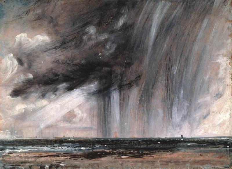 Storm over the sea - John Constable
