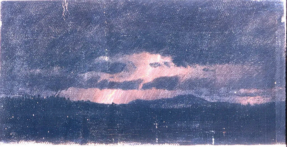 Orage sur la vallée de l'Hudson - Frederic Edwin Church image 1 copie peinte à la main à l’huile