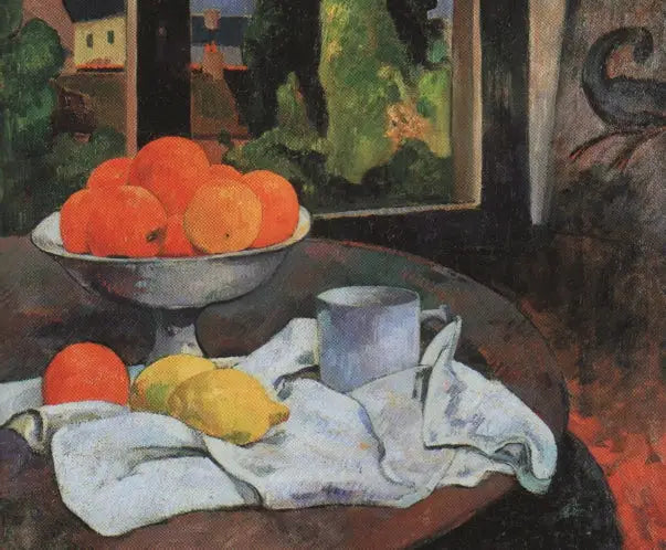 Appels og sitroner med utsikt over Pont-Aven - Paul Gauguin