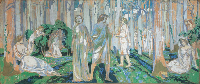 Orfeus og Eurydike - Maurice Denis