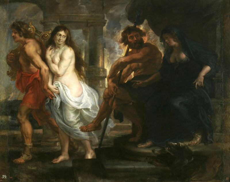 Orfeus og Eurydike - Peter Paul Rubens