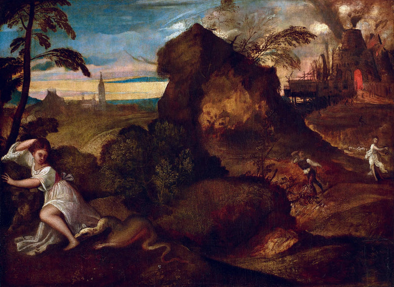 Orfeus og Eurydike - Titian