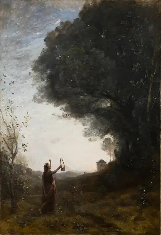 Orfe hilser lyset - Jean-Baptiste Camille Corot