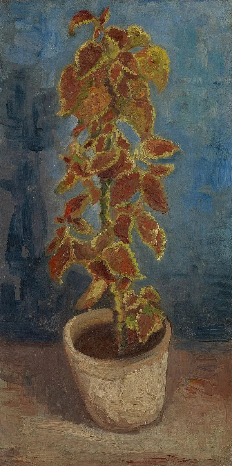 Flammende brennesle i blomsterpotte - Vincent van Gogh