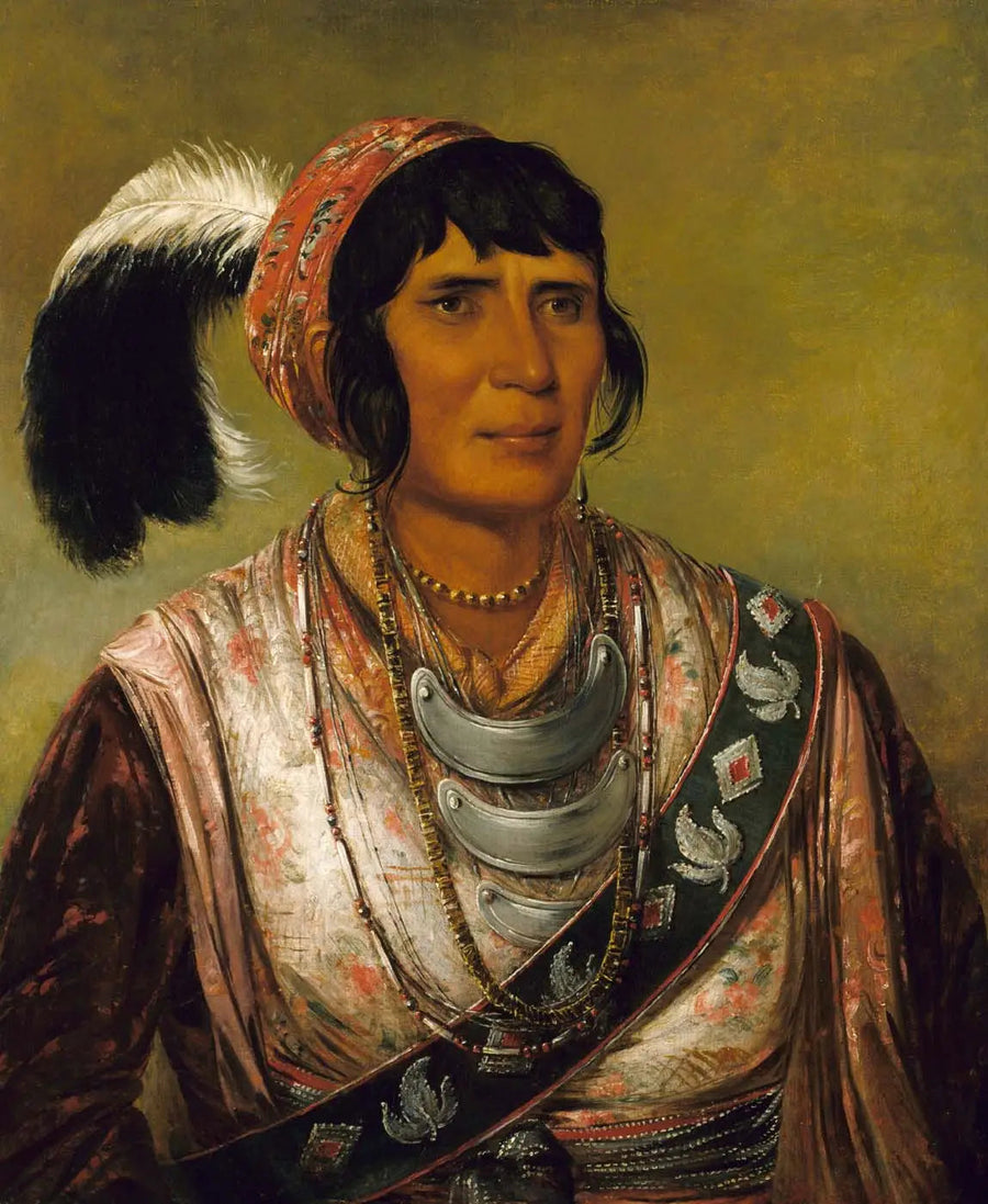 Os-ce-o-lá, den svarte drikken, en storhertug av stor utmerkelse - George Catlin

Source:
Os-ce-o-lá, la boisson noire, un guerrier de grande distinction - George Catlin