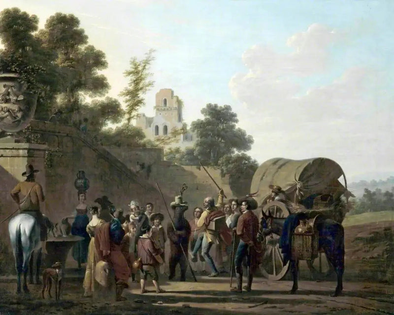 Vår dansende med tilskuere i ruinene av et slott - Louis-Léopold Boilly

Source:
Ours dansants avec spectateurs dans les ruines d'un château - Louis-Léopold Boilly