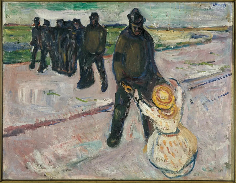 Arbeider og Barn - Edvard Munch