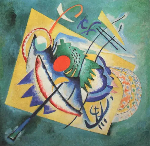 Rød oval - Vassily Kandinsky